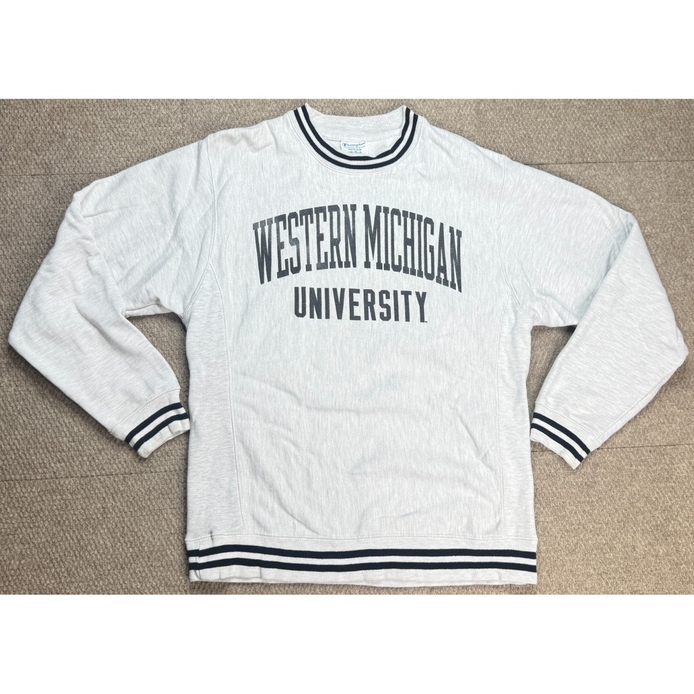 Champion Reverse Weave NCAA Western Michigan University Sweatshirt Size M